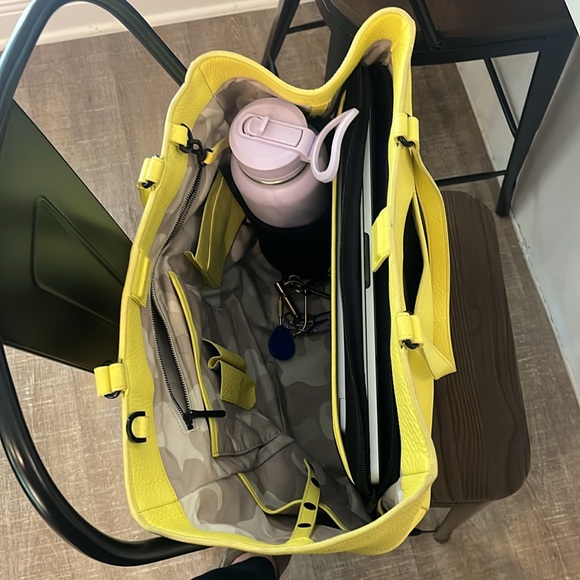 Dagne Dover ‘Allyn’ Large Tote in Butter Yellow - Picture 9 of 13